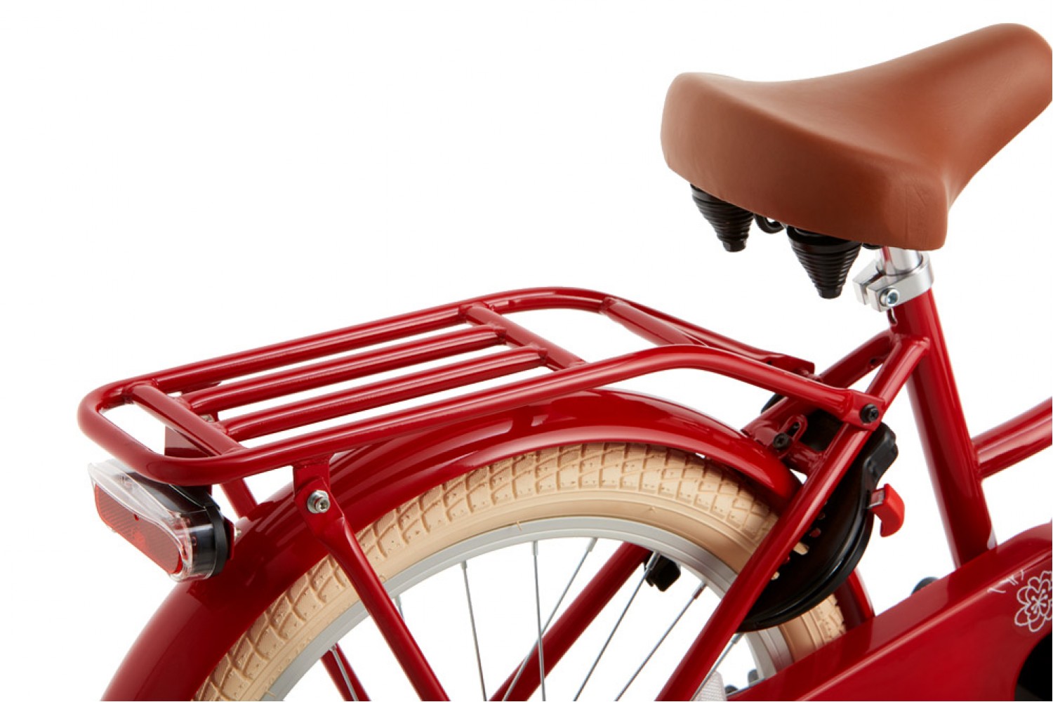 Supersuper Cooper Pigecykel 20 tommer Rød Supersuper Cooper Børnecykel 20 tommer Piger Rød