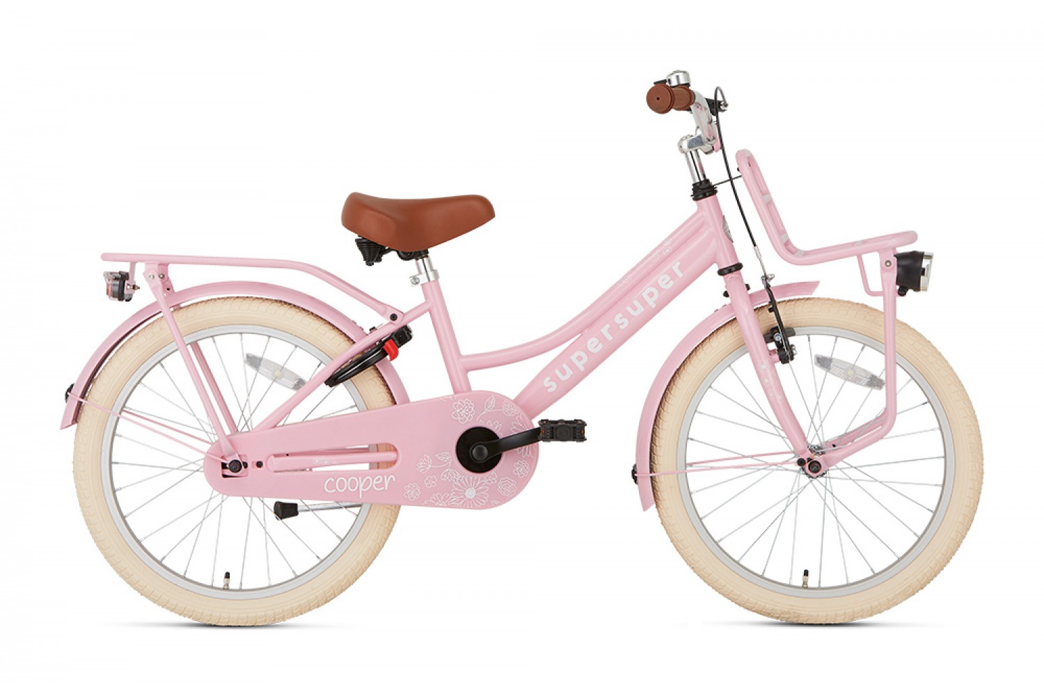 Supersuper Cooper Pigecykel 20 tommer Pink Supersuper Cooper Børnecykel 20 tommer Piger Pink