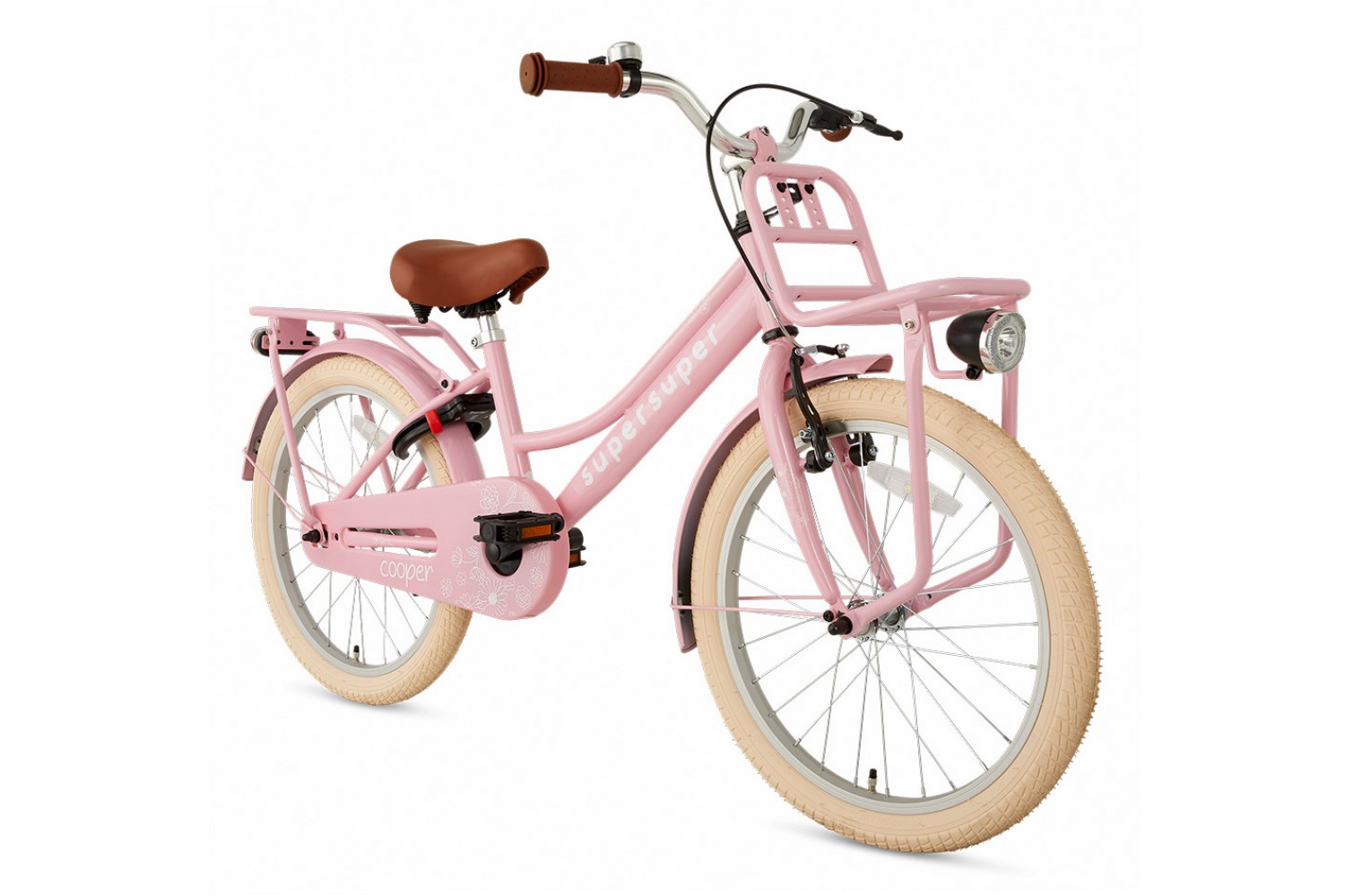 Supersuper Cooper Pigecykel 20 tommer Pink Supersuper Cooper Børnecykel 20 tommer Piger Pink