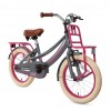 Supersuper Lola Børnecykel 16 tommer Piger Grå Lyserød Supersuper Lola Børnecykel 16 tommer Piger Grå Lyserød
