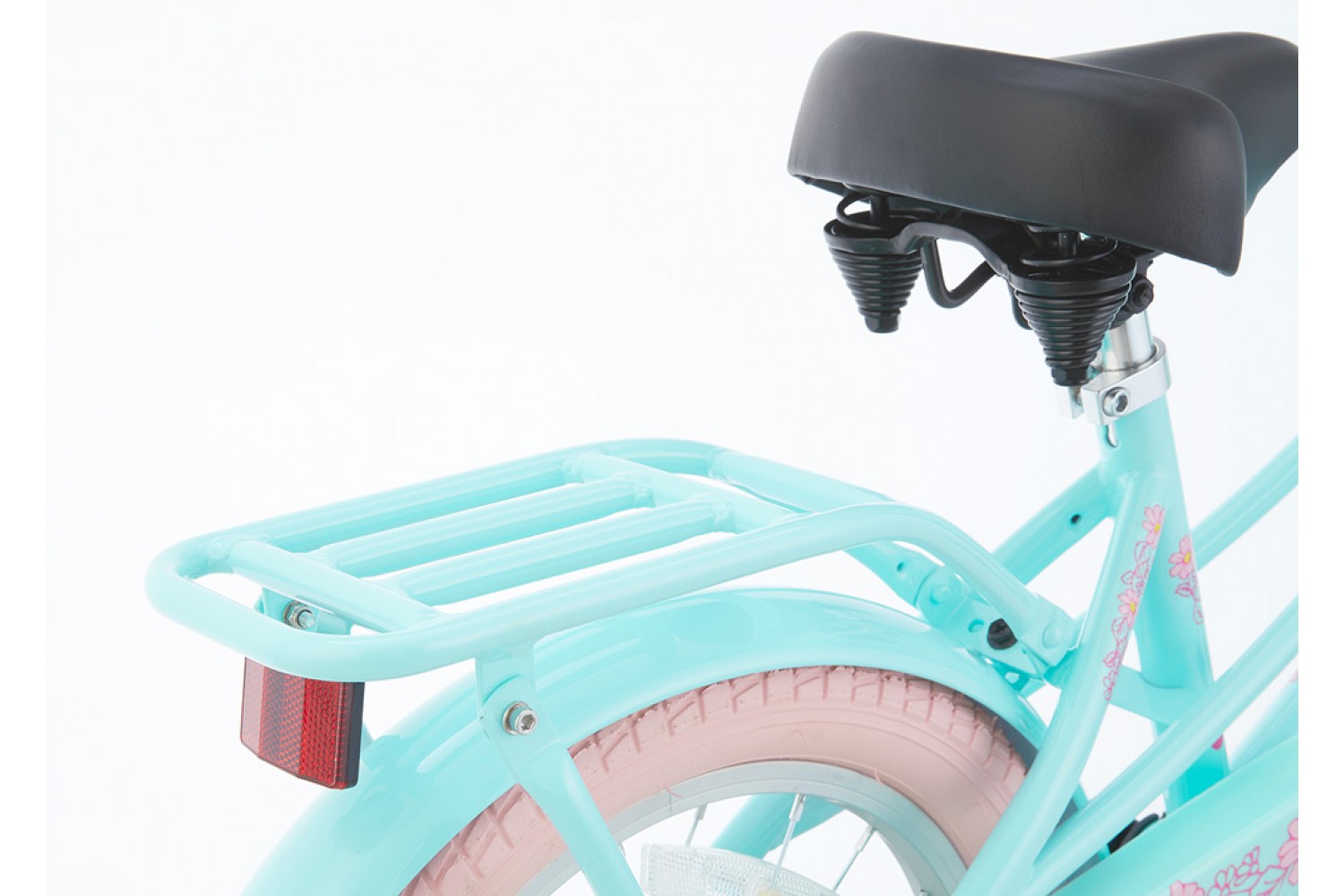 Supersuper Lola Børnecykel 16 tommer Piger Mint Pink Supersuper Lola Børnecykel 16 tommer Piger Mint-Rosa