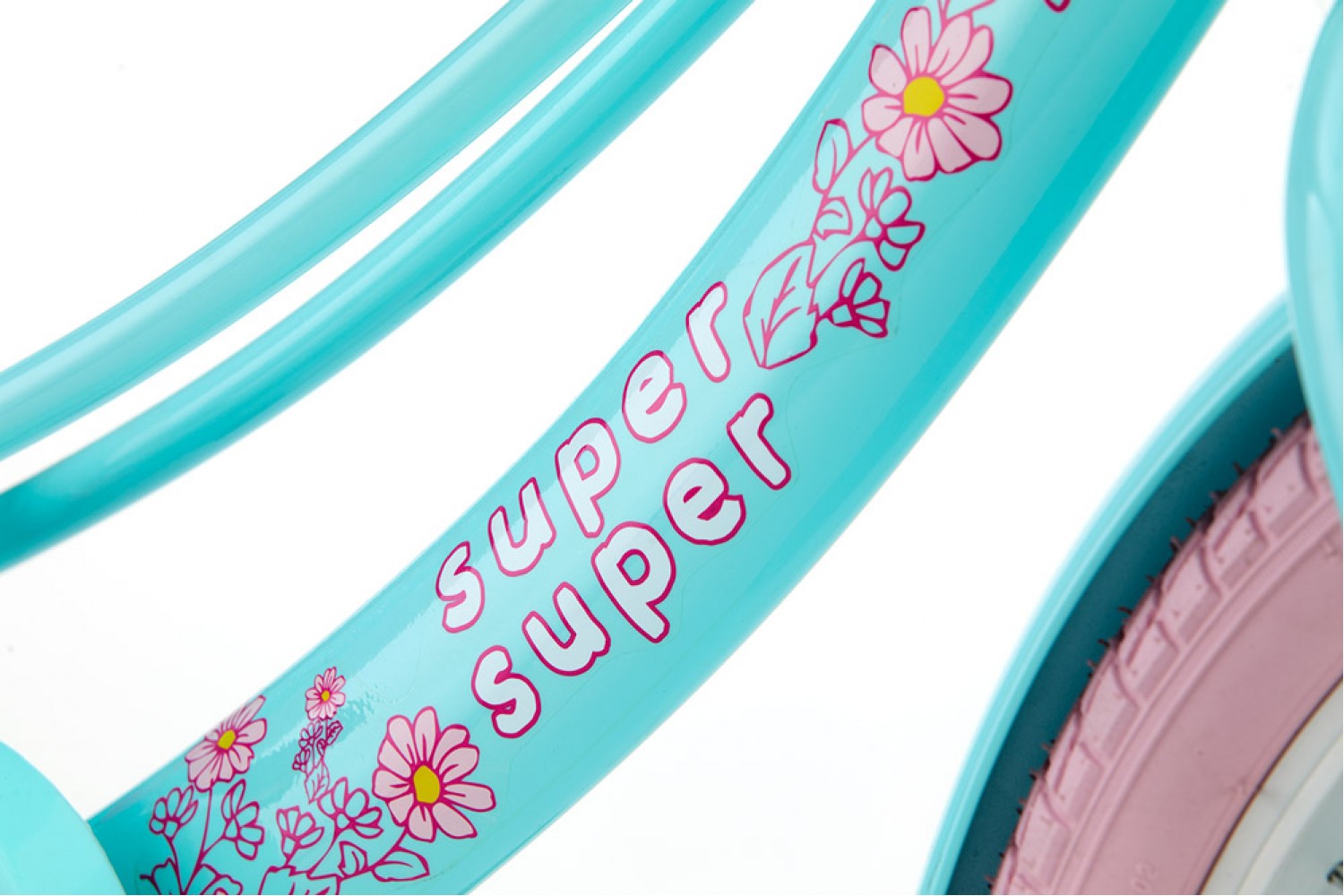 Supersuper Lola Pigecykel 18 tommer Mint Pink Supersuper Lola Børnecykel 18 tommer Piger Mint-Rosa