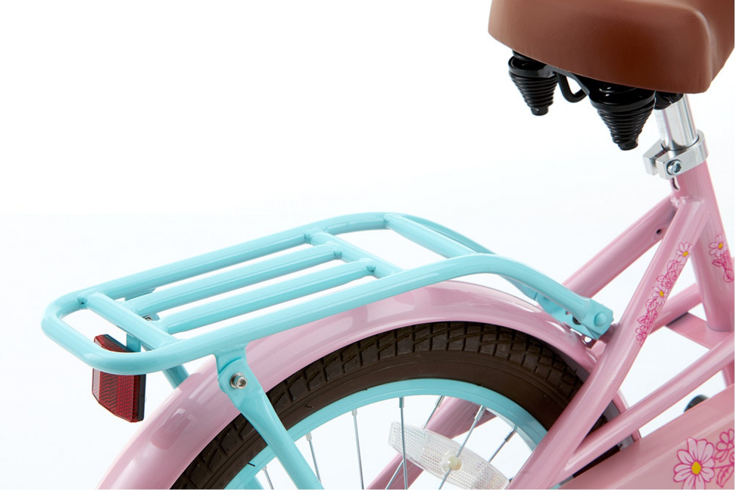 Supersuper Lola Børnecykel 18 tommer Piger Pink-Turkis