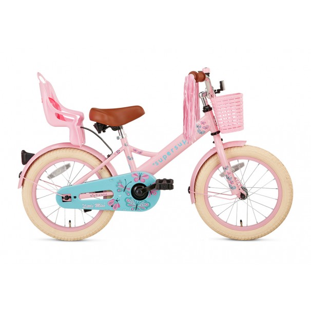 Supersuper Little Miss Børnecykel 16 tommer Piger Pink