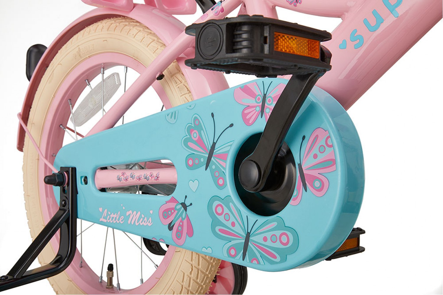 Supersuper Little Miss 16-tommer Børnecykel Piger Pink Supersuper Little Miss Børnecykel 16 tommer Piger Pink