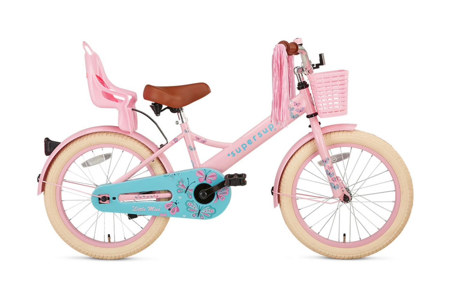 Supersuper Little Miss Børnecykel 18 tommer Piger Pink