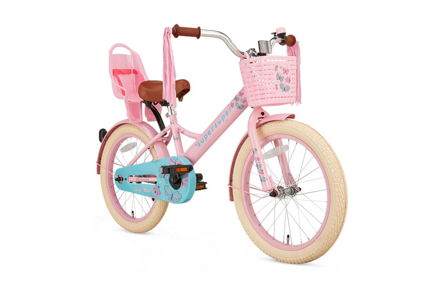 Supersuper Little Miss Børnecykel 18 tommer Piger Pink