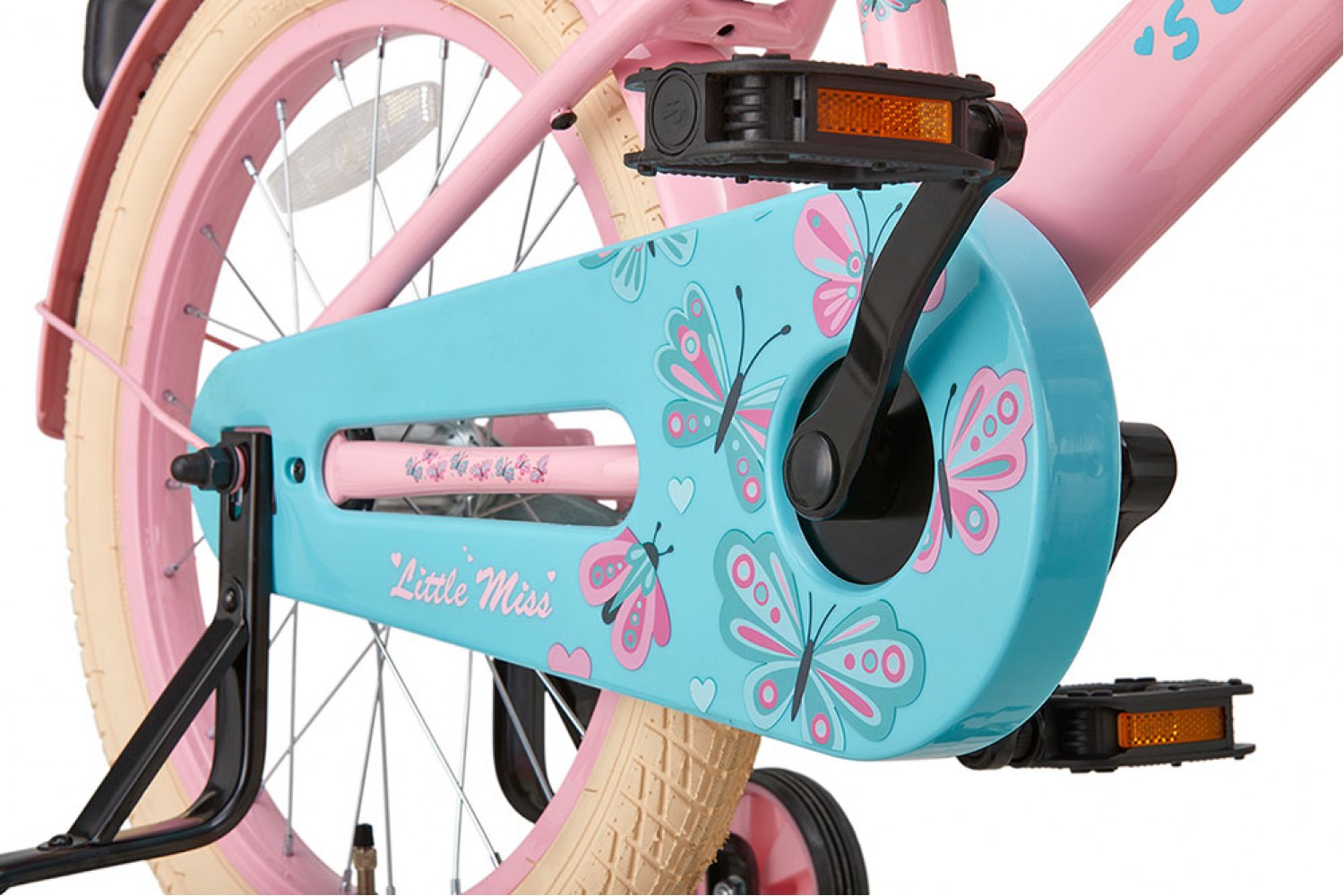 Supersuper Little Miss Børnecykel 18 tommer Piger Pink