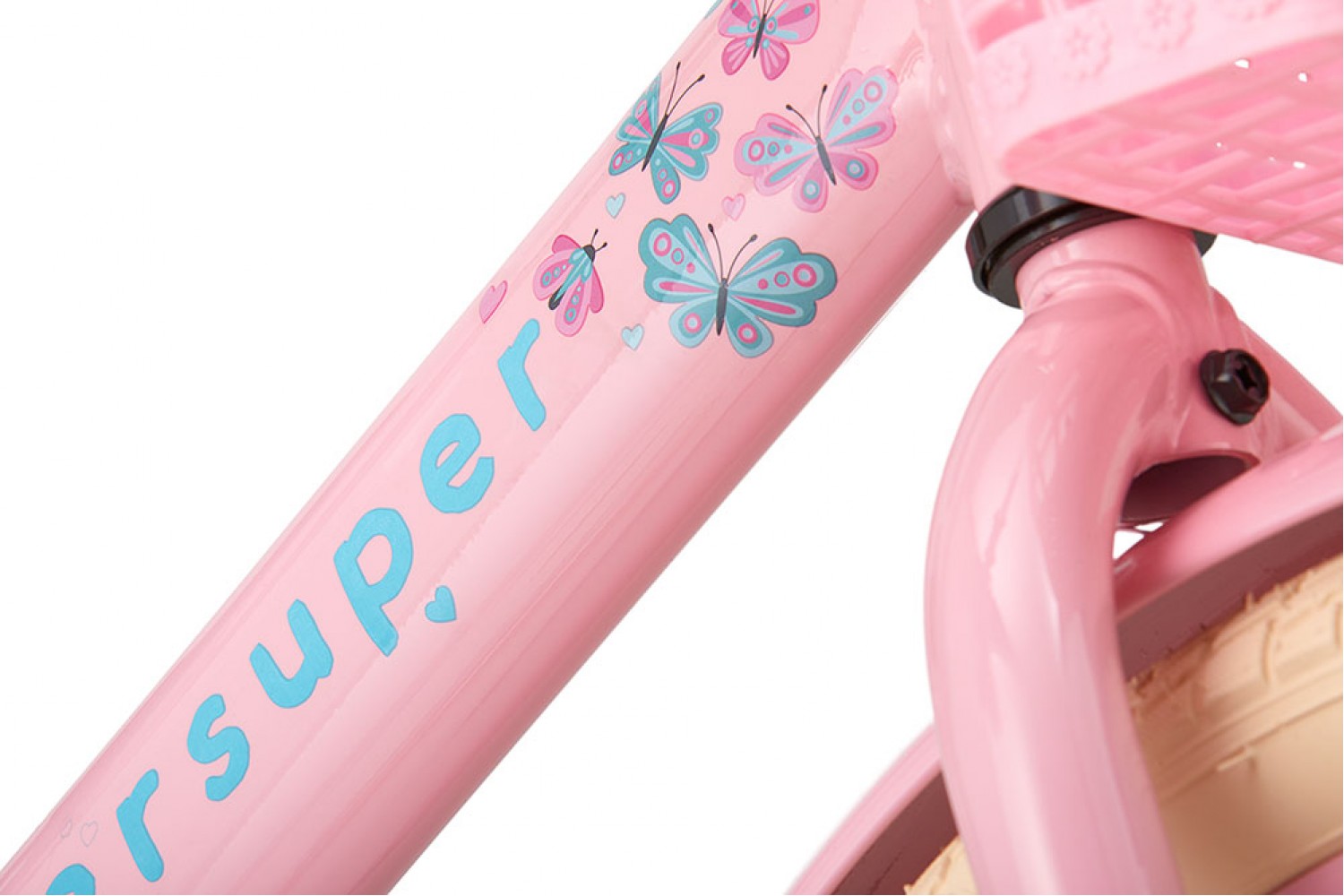 Supersuper Little Miss Børnecykel 18 tommer Piger Pink