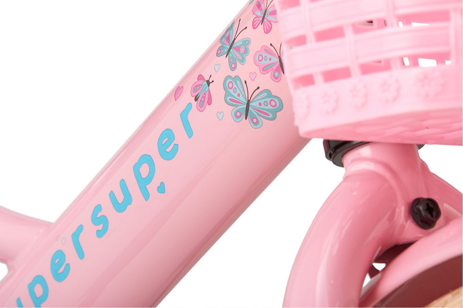 Supersuper Little Miss Børnecykel 12 tommer Piger Pink Supersuper Little Miss Børnecykel 12 tommer Piger Pink