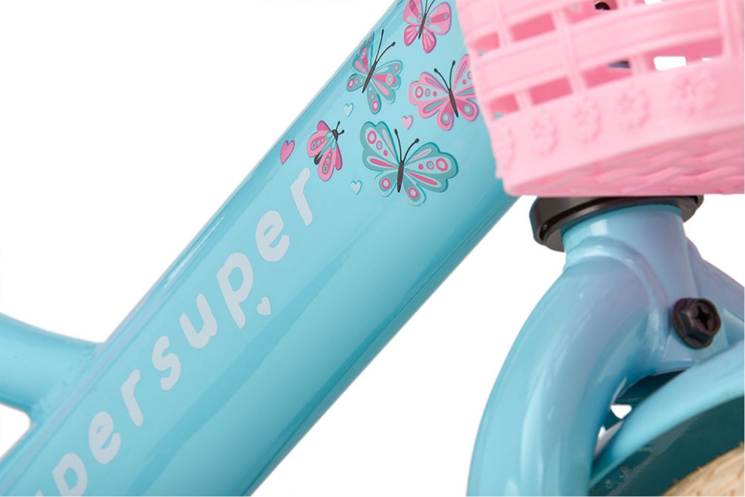 Supersuper Little Miss Børnecykel 12 tommer Piger Turkis Supersuper Little Miss Børnecykel 12 tommer Piger Turkis
