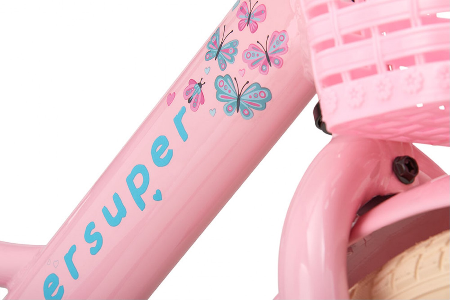 Supersuper Little Miss Børnecykel 14 tommer Piger Pink Supersuper Little Miss Børnecykel 14 tommer Piger Pink