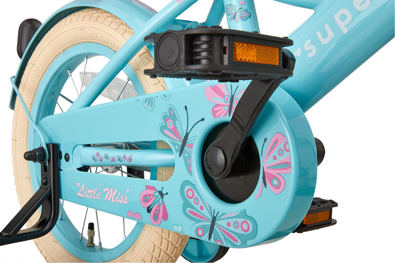 Supersuper Little Miss Børnecykel 14 tommer Piger Turkis Supersuper Little Miss Børnecykel 14 tommer Piger Turkis